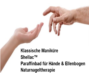Klassische Maniküre, Shellac™, Paraffinbad & Naturnageltherapie